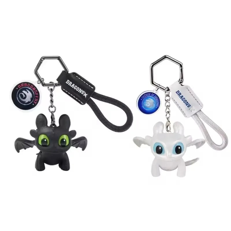 Toothless Dragon Keychain – Movable Wings & Glowing Eyes