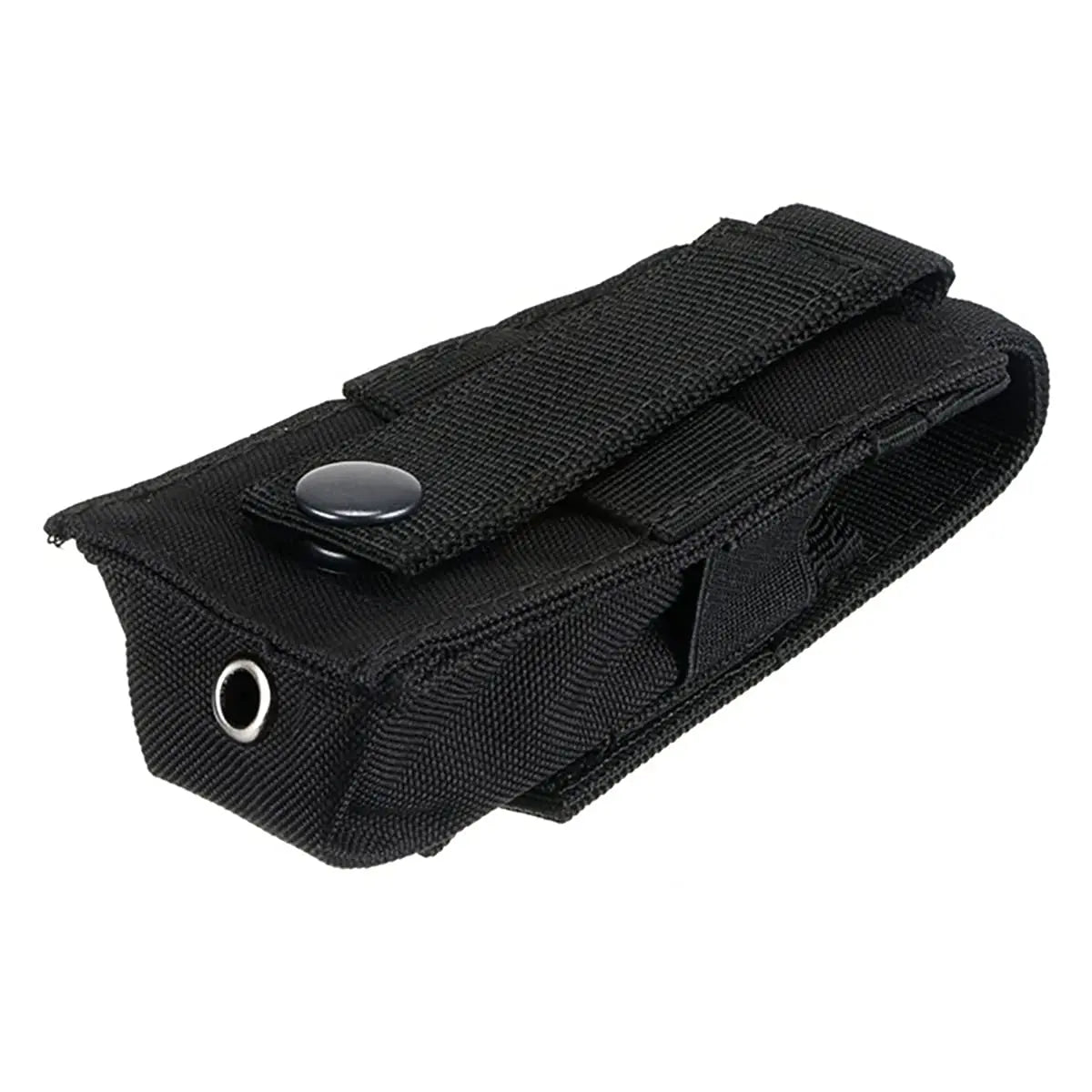 Tactical MOLLE Flashlight Pouch – Nylon EDC Tool & Knife Bag