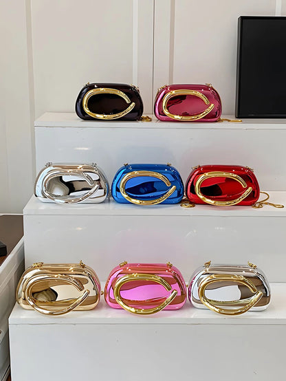 Acrylic Box Clutch Bag Women's Evening Handbag Wedding Party Purse