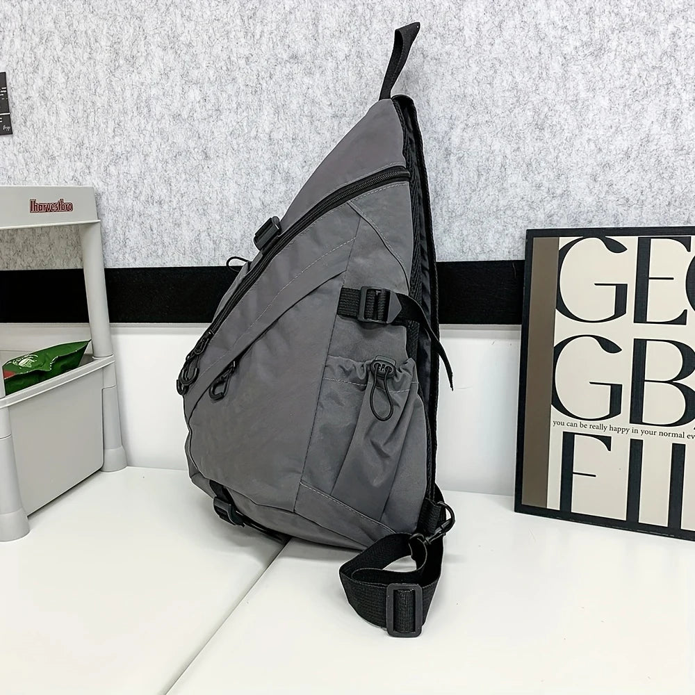 Large Capacity Sling Chest Bag – Sports Crossbody for Men & Women