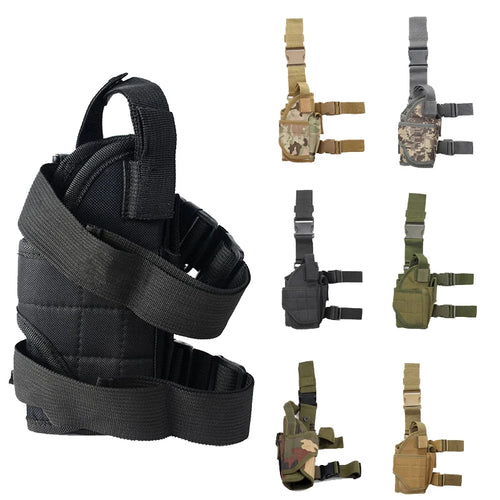 Tactical Drop Leg Holster – Adjustable Nylon Thigh Holster