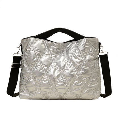Diamond Quilted Large Capacity Crossbody Shoulder Bag