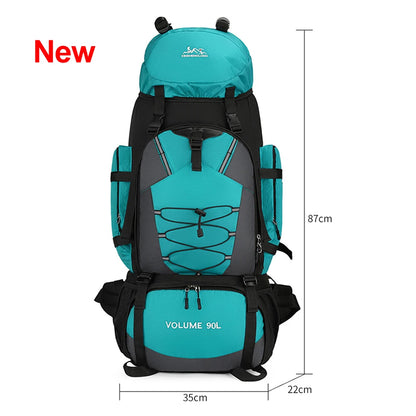 90L Hiking Backpack – Waterproof Large Capacity Trekking Rucksack