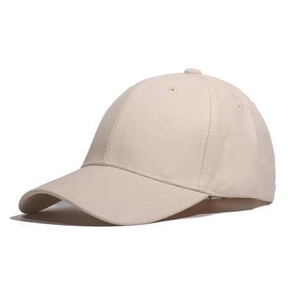 Suede Baseball Cap – Unisex Retro Snapback Hat for Men & Women