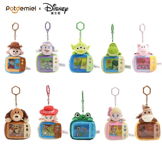 Toy Story 5 Plush Keychain – Rex, Woody, Buzz & More