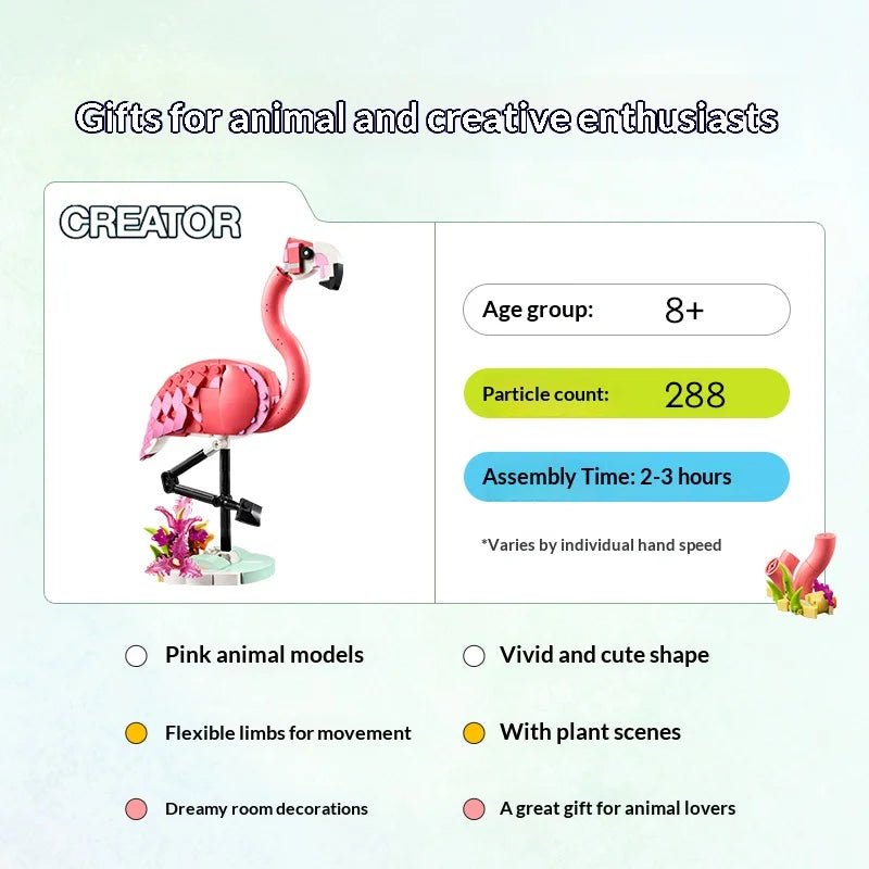 LEGO Creator 3in1 Pink Flamingo Set 31170 – Build 3 Animals