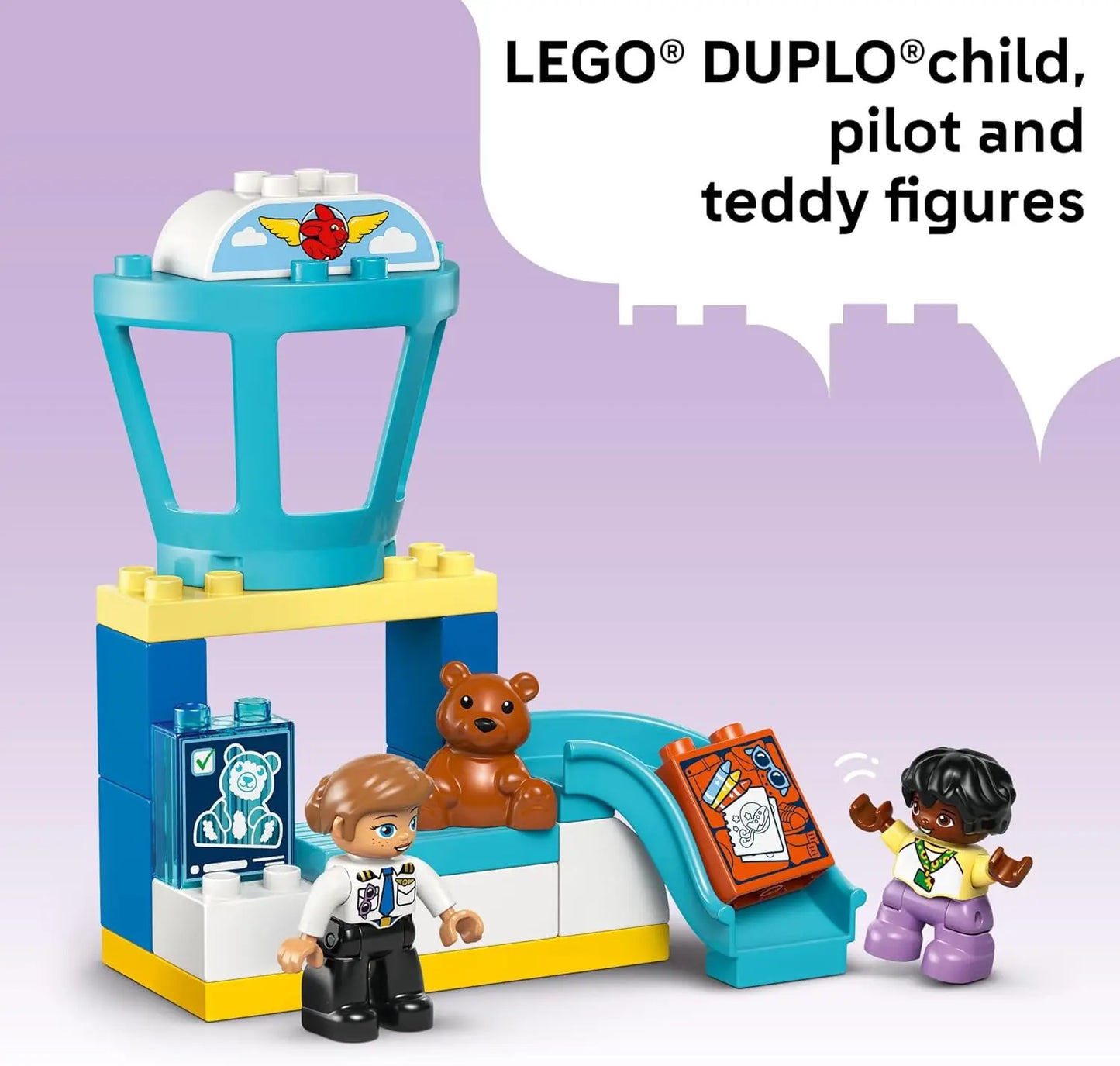 LEGO DUPLO 10443 First Time at the Airport Toddler Building Set
