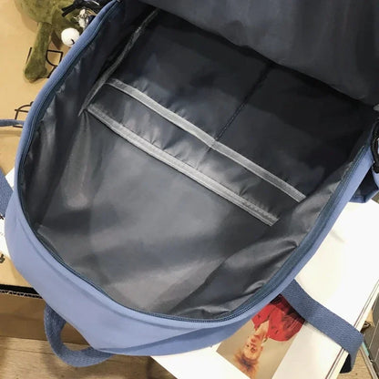 Canvas School Backpack – Laptop Bag for Teen Boys & Girls