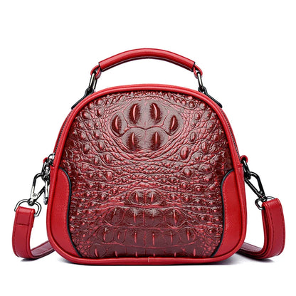 Crocodile Leather Crossbody Bag – Luxury Women's Shoulder Handbag