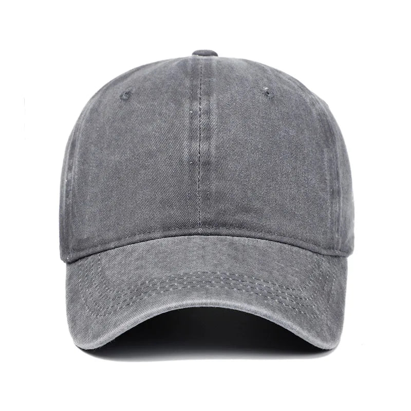 Vintage Washed Baseball Cap – City Embroidery Unisex Dad Hat