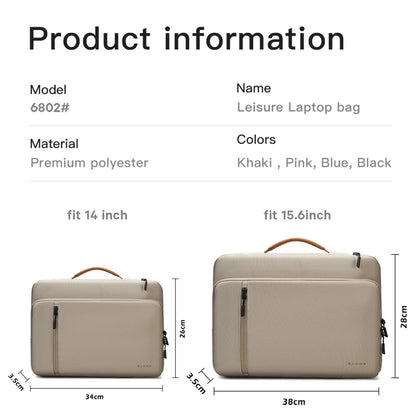 BANGE Slim Laptop Sleeve Bag – Shockproof Briefcase 14–15.6"