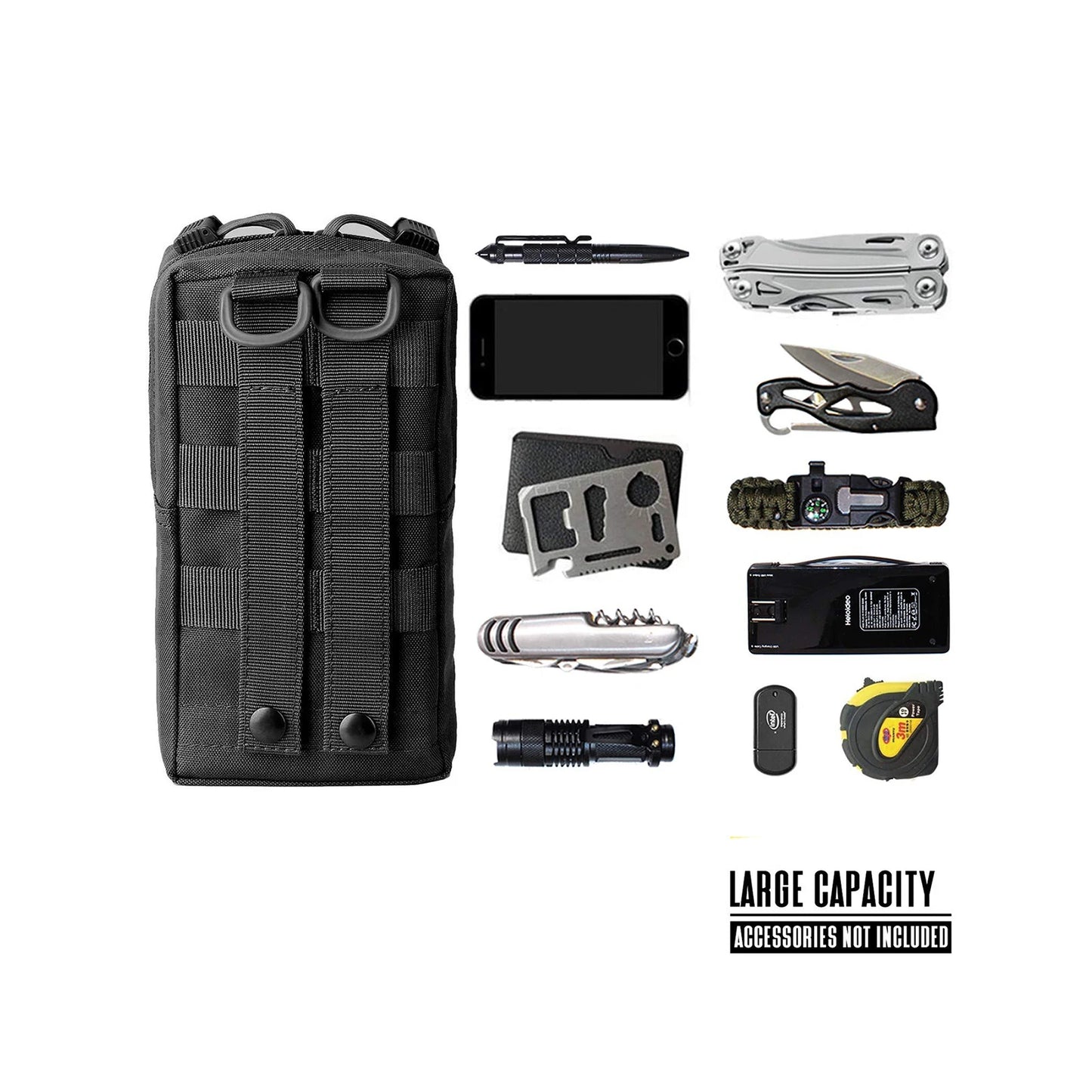 Tactical MOLLE EDC Utility Pouch – Compact & Water-Resistant