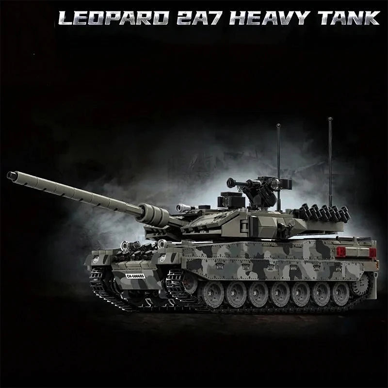 Leopard 2A7 Military Tank Building Blocks Set – 1007 Pieces