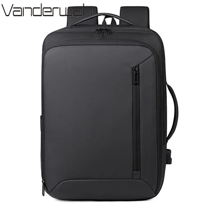 Multi-Pocket Travel Backpack with USB Charging Port – Water-Resistant Business Bag for Men