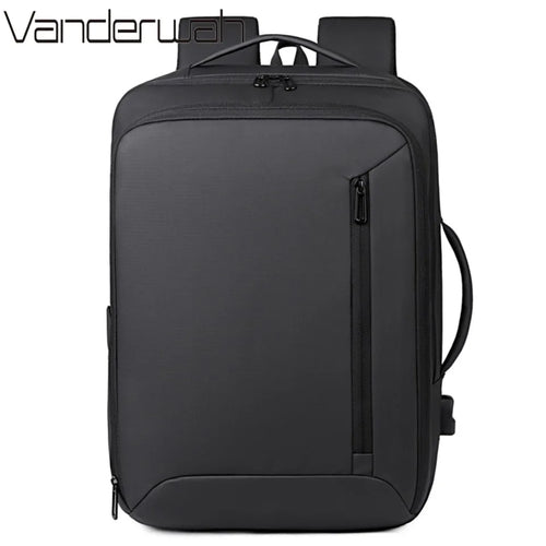 Multi-Pocket Travel Backpack with USB Charging Port – Water-Resistant Business Bag for Men
