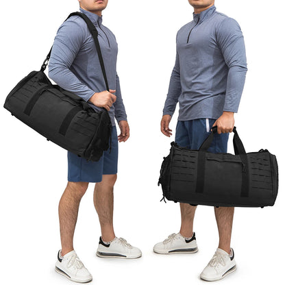 40L Tactical Duffel Bag – Military MOLLE Gym & Travel Bag