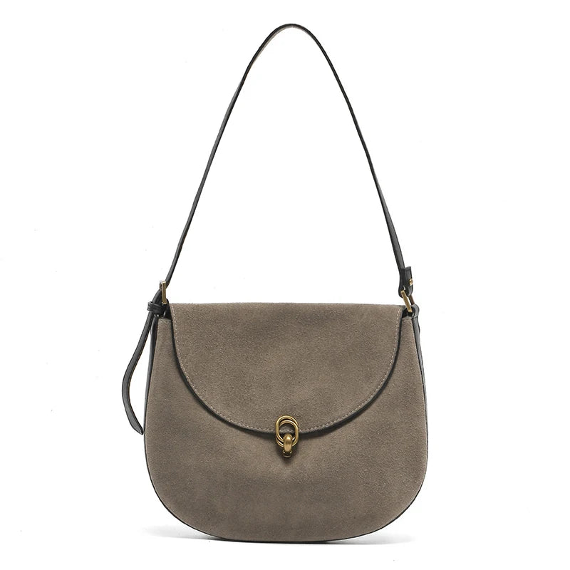 Mini Matte Leather Crossbody Shoulder Bag for Women