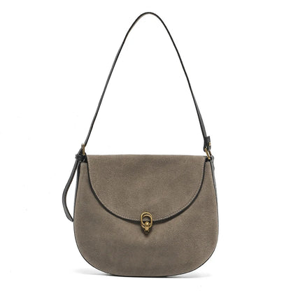 Mini Matte Leather Crossbody Shoulder Bag for Women