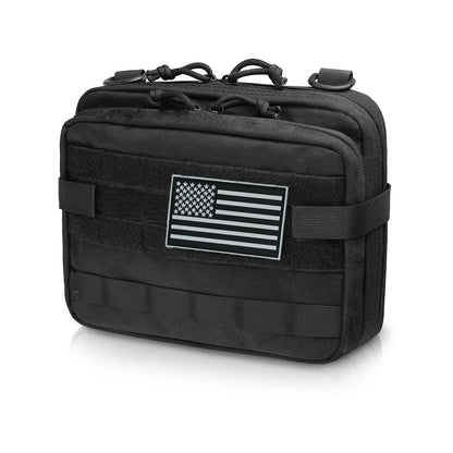 Tactical Admin Pouch MOLLE EDC EMT Utility Pouch Double Layer