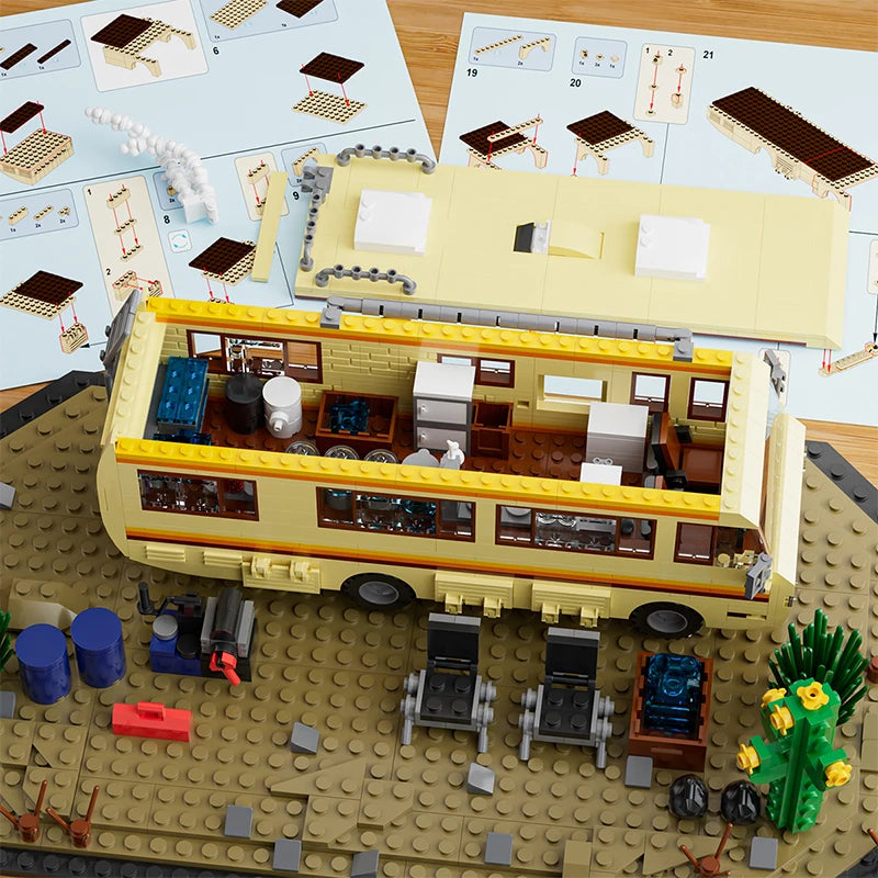 Breaking Bad RV Camper Building Blocks – Adventure Bus Model