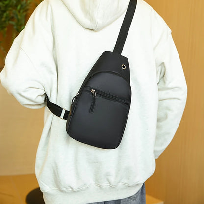 Crossbody Sling Bag – Oxford Cloth Multi-Pocket Chest Pack