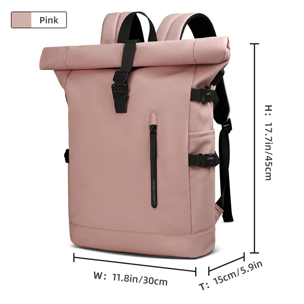 Expandable Waterproof Travel Backpack with 15.6" Laptop Compartment