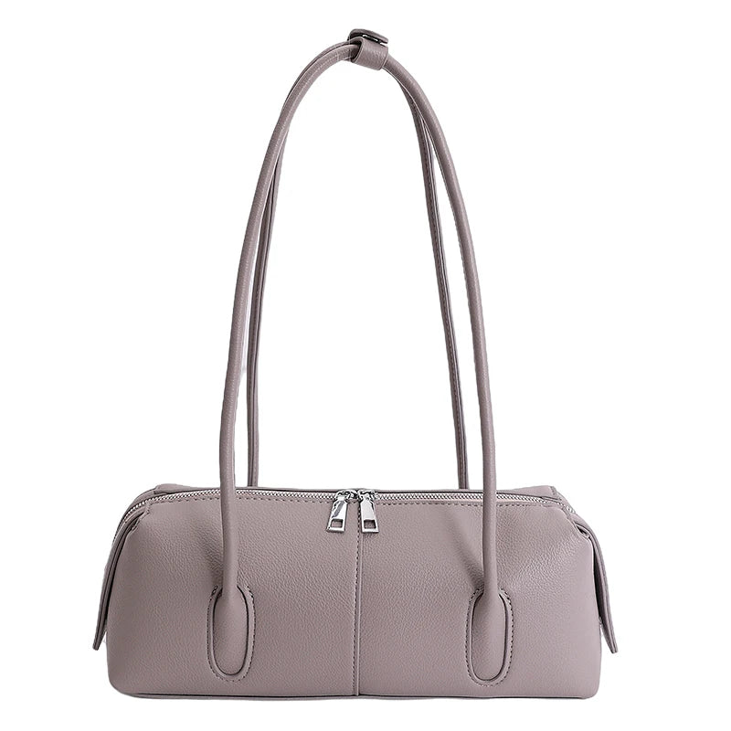 Women's Retro PU Leather Shoulder Bag – Underarm Satchel
