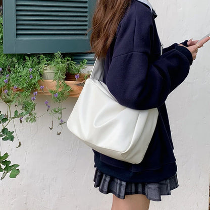 Large Capacity PU Leather Crossbody Bag for Women