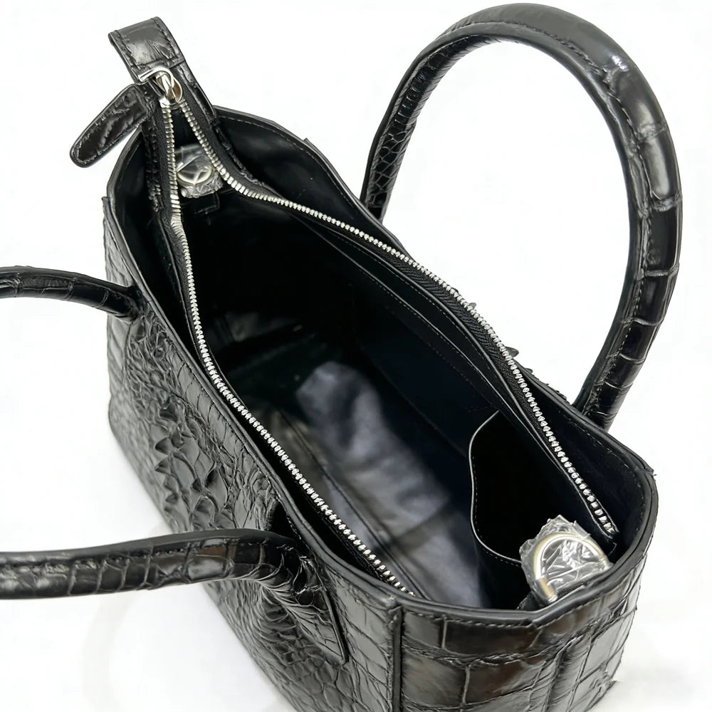 Genuine Crocodile Leather Handbag – Women's Shoulder & Crossbody Bag