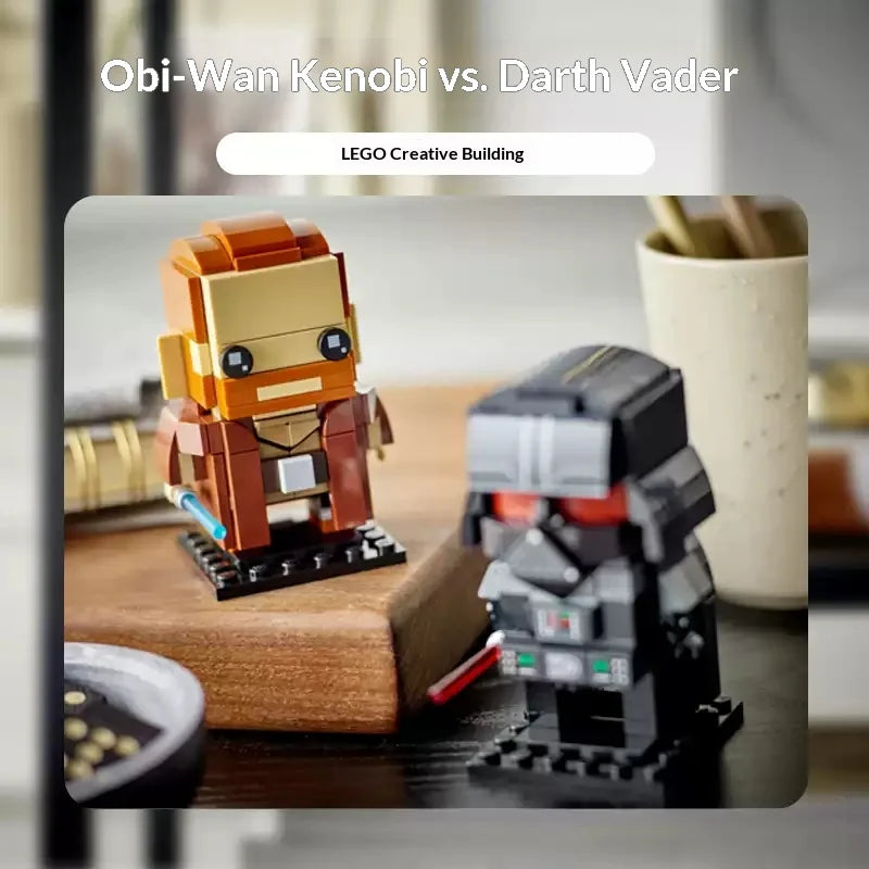 Obi-Wan Kenobi & Darth Vader BrickHeadz Set 40547