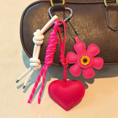 Sunflower Bag Charm – Exquisite Floral Keychain Accessory