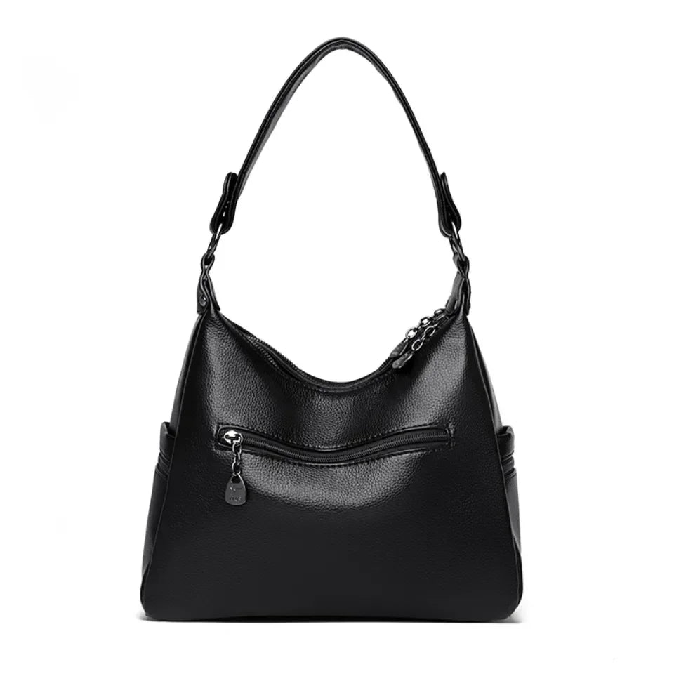 Leather Tote Bag for Women – Large Capacity Shoulder & Crossbody
