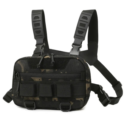 Tactical Chest Rig Bag – Front Vest Pouch for Outdoor Use