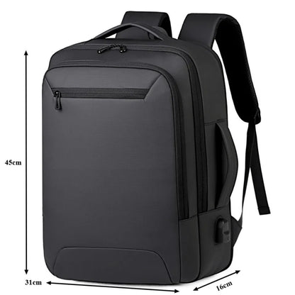 Business Travel Backpack for Men with USB Charging Port