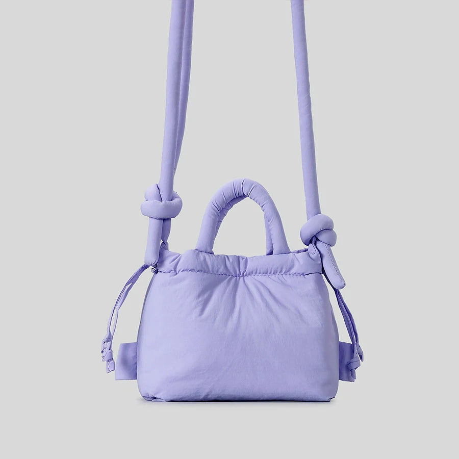 Casual Small Puffer Bag Designer Padded Women Shoulder Crossbody Bags Nylon Down Cotton Lady