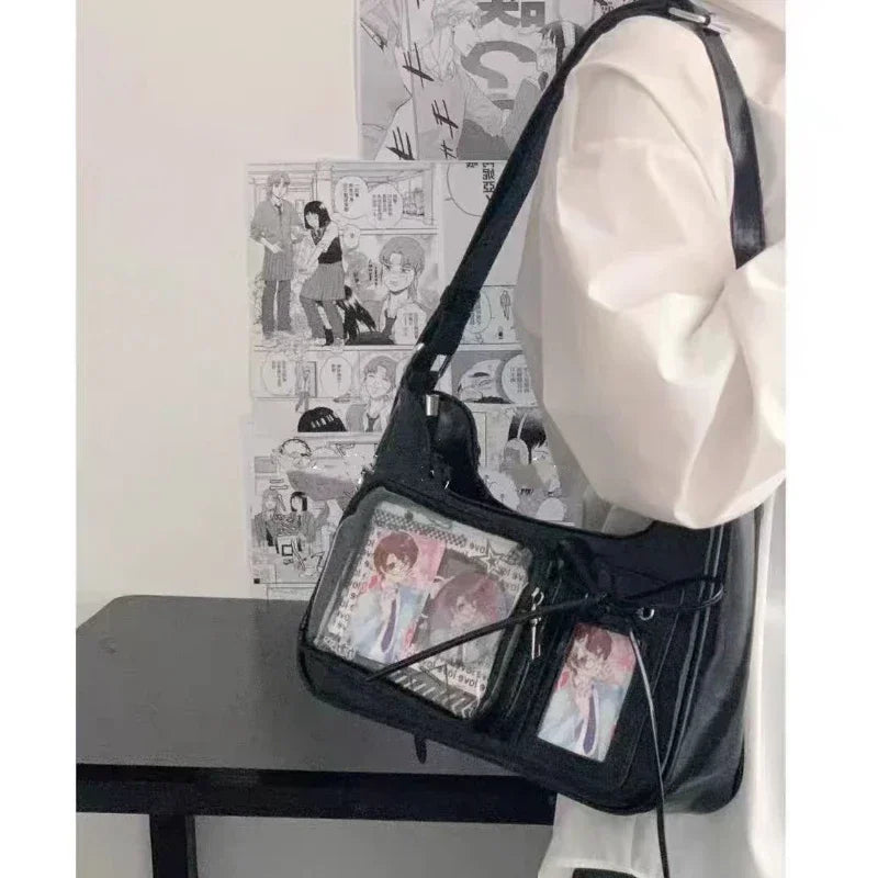 Ita Bag Transparent Window Crossbody Shoulder Bag Y2K Harajuku Style