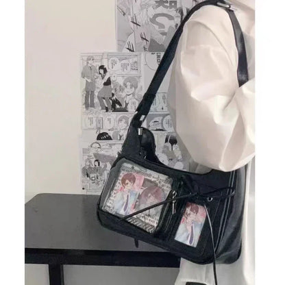 Ita Bag Transparent Window Crossbody Shoulder Bag Y2K Harajuku Style