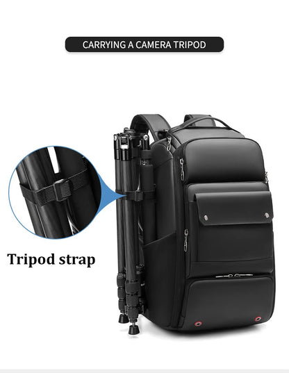 Professional SLR Camera Backpack 40L – 17" Laptop, Tripod Holder, Anti-Theft