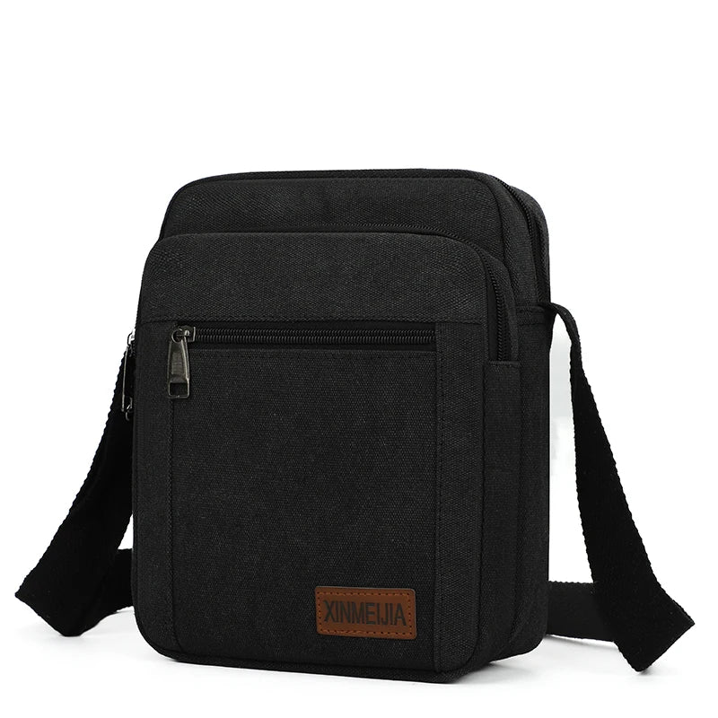 Canvas Crossbody Bag for Men – Vintage Messenger Sling
