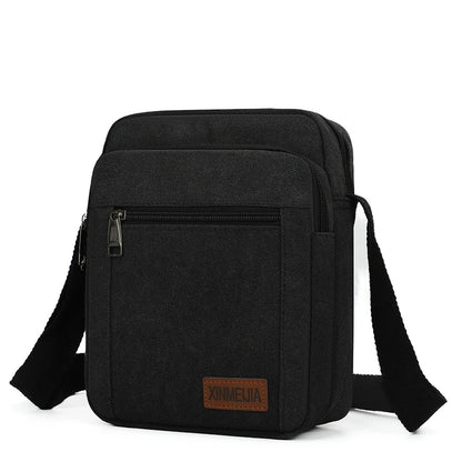 Canvas Crossbody Bag for Men – Vintage Messenger Sling