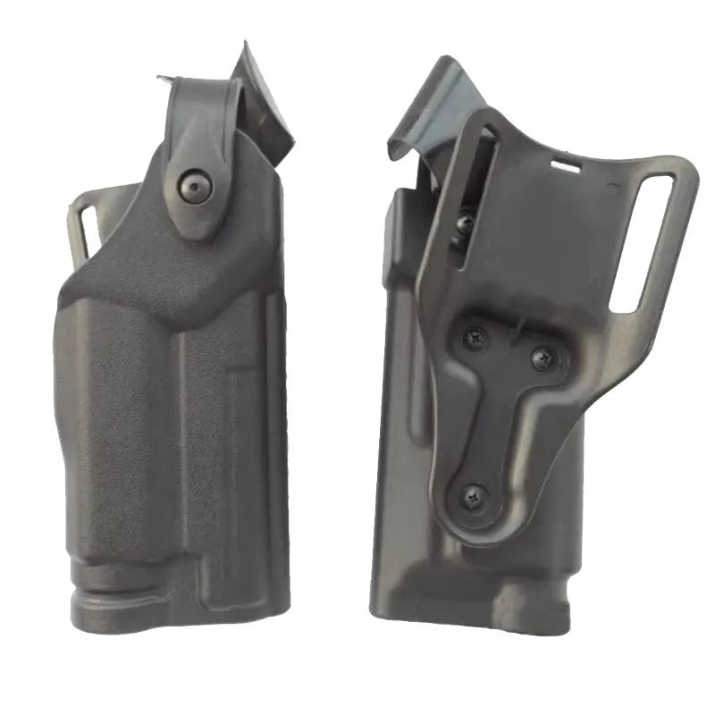 Tactical Belt Holster for P226 with Flashlight – Right Hand Quick Drop