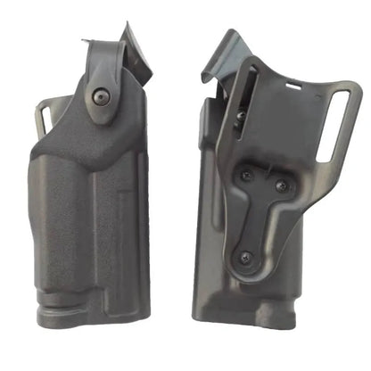 Tactical Belt Holster for P226 with Flashlight – Right Hand Quick Drop