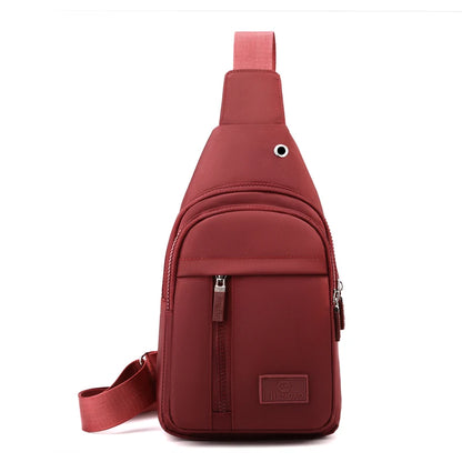 Women's Crossbody Chest Bag – Nylon Sling Shoulder Bag