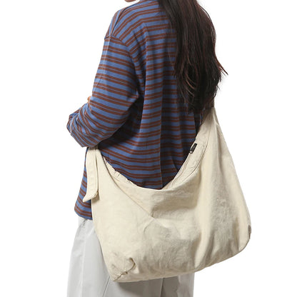 Canvas Crossbody Hobo Bag – Retro Large Capacity Shoulder Bag