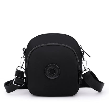 Women's Waterproof Nylon Crossbody Bag – Multi-Pocket Shoulder Purse