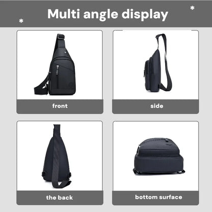 Men's Crossbody Sling Bag for Outdoor, Commuting & Business