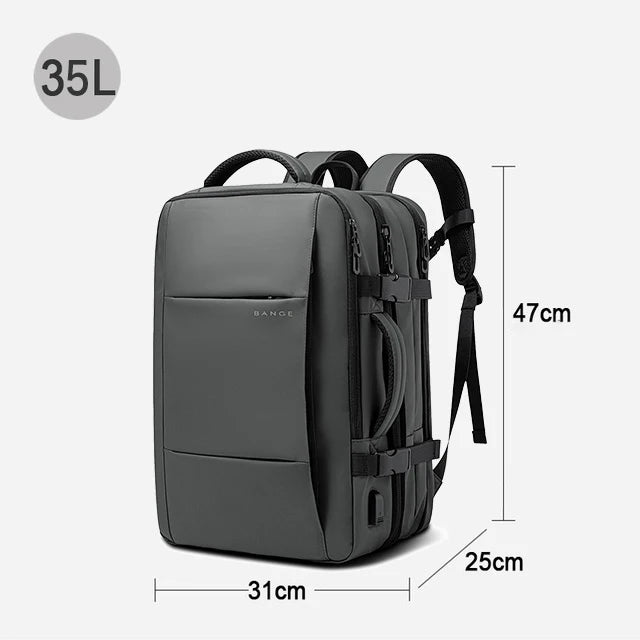 Bange Expandable Waterproof Backpack 17.3" – 35L/45L Travel Bag