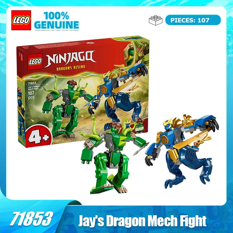 LEGO Ninjago Jay's Dragon Mech Fight 71853 – 107 Pieces