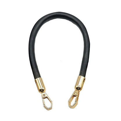 PU Leather Bag Handle Strap with Gold Chain Buckle – 40cm