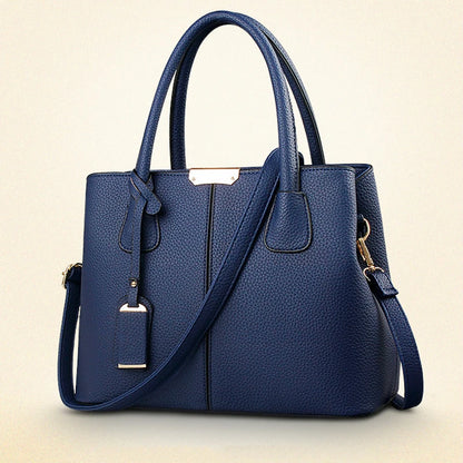 Large Women's Tote Bag – Structured Square Shoulder Handbag